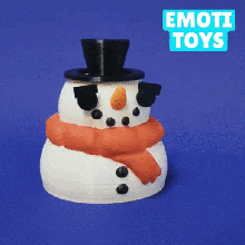 snowman angry happy christmas snow toy easyprint funny 3d print model - Mito3D