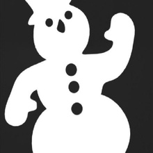 monigote nieve Navidad árbol decoración snow hombre años 3d print model - Mito3D