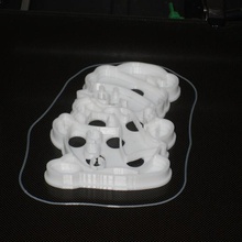 snowman cookie cutter home 3d print model - Mito3D