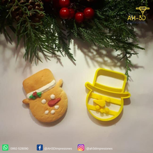 boneco neve biscoito cortador Cortador assar cozinha ferramenta utensílios fundente bolacha afiado cozimento Natal Weihnachten natal 3d print model - Mito3D