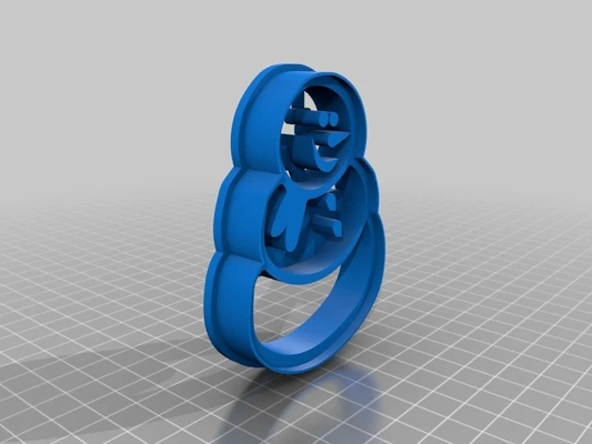 kardan adam kurabiye kalıp gadget 3d print model - Mito3D