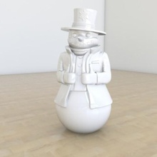 snowman frosty various inland decor christmas hose 3dmodel 3dprint 3d print model - Mito3D