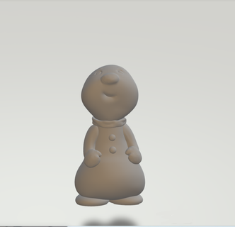 snowman scarf Home 3d print model - Mito3D