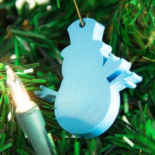 snowmanornament vari vacanza decorazione vacanze l'albero di natale ornamenti decorazioni 3d print model - Mito3D