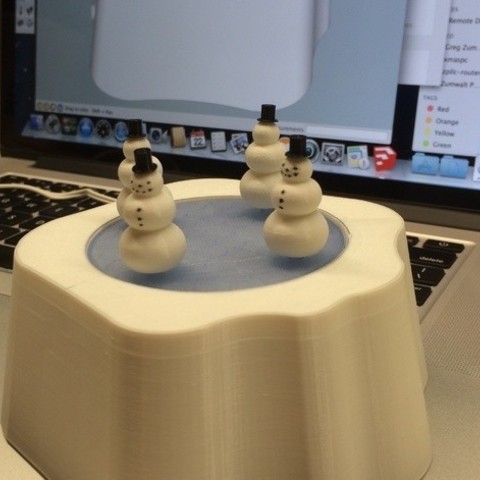 Schneemänner, Eis Spiel animierte Schneemann 3D print model - Mito3D