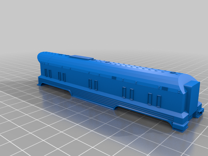 snowpiercer battery car n scale train 3d printing 3d print model - Mito3D