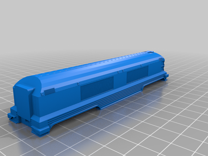snowpiercer docking car n scale train 3d printing 3d print model - Mito3D