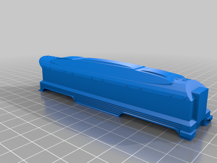 snowpiercer night car n scale train 3d printing 3d print model - Mito3D