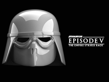 snowtrooper capacete 3d modelo impressão Estrela guerras Império greves 3d print model - Mito3D