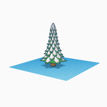 schneebedeckt Baum 3d print model - Mito3D