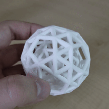 Brüskierung Dodekaeder 3d print model - Mito3D