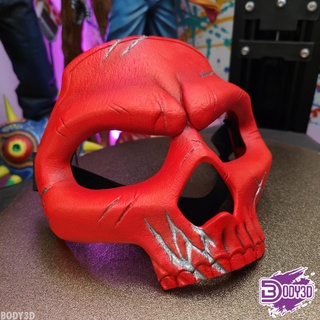 savon masque body3d jouet agitation fanart ventilateur art cosplay morue appel devoir moderne guerre fantôme accessoires crâne rouge 3d print model - Mito3D