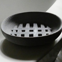 plato de jabón casa porte savon 3d print model - Mito3D