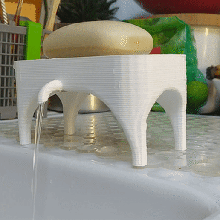 sapone piatto titolare supporto dentifricio arredamento bagno decorazioni Accessori 3d print model - Mito3D