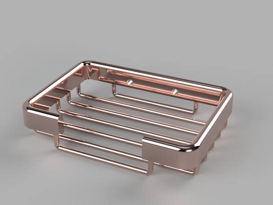 soap dish home shower holder bathroom accessory tray storage saver bath organizer drainage 3d print model - Mito3D