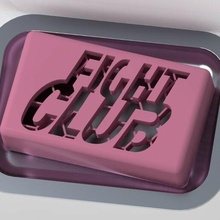 sapone piatto combattimento club film Brad pitt tyler 3d print model - Mito3D