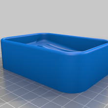 sapone piatto Lavello scolare v3 saboneteira drenare parà nicchia bagno 3d print model - Mito3D
