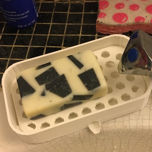 saboneteira a casa prato do sabão 3D print model - Mito3D