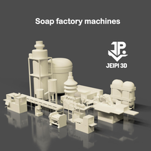 soap factory machines mock-ups architecture production plant 3d print model - Mito3D