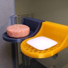 sapone appendiabiti doccia solido shampoo bagno titolare supporto fisso gel 3d print model - Mito3D