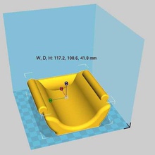 soap holder dish bathroom 3d print model - Mito3D