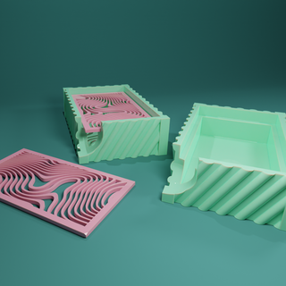 Sabonete suporte banheiro casa lavar simples fácil impressão fofa caixa decoração moda 3d print model - Mito3D