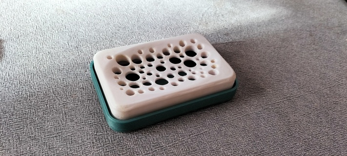 soap holder support 3d print model - Mito3D
