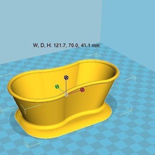 soap holder bath style bathroom accessories 3d print model - Mito3D