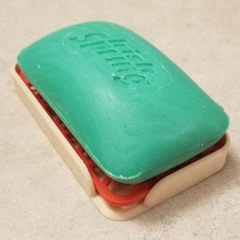 porte-savon à vaisselle la maison boîte savon porte soapdish le accessoires de salle bains 3d print model - Mito3D