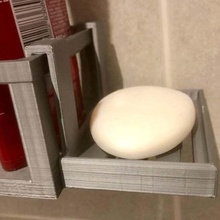 soap holder shower tray home useful support savon dish accessories salle bain porte gel douche porte-savon bathroom bath 3d print model - Mito3D