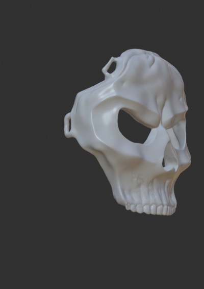 sapone maschera chiamata of dovere john mactavish cranio 3d print model - Mito3D