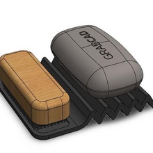 soap nail brush holder 3d print model - Mito3D