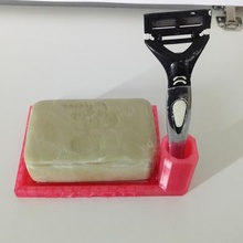 soap razor holder gadget 3d print model - Mito3D