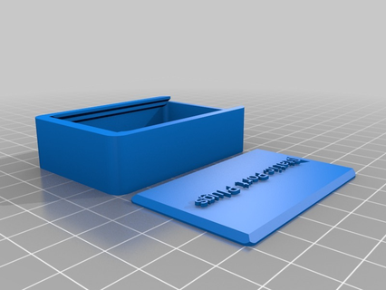 scioccato statico porta spina scatola personalizzato contenitori 3d print model - Mito3D