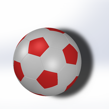 soccer ball toy art 3d print model - Mito3D