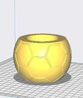 fútbol pelota compañero calabazas argentino 3d print model - Mito3D