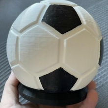 fútbol pelota cerdito banco 3d print model - Mito3D
