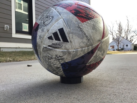 soccer ball stand tools cool fun idea 3d printing 3d print model - Mito3D