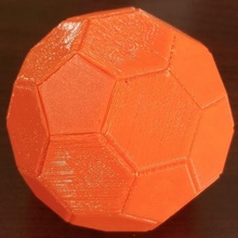balón de fútbol juego 3d print model - Mito3D