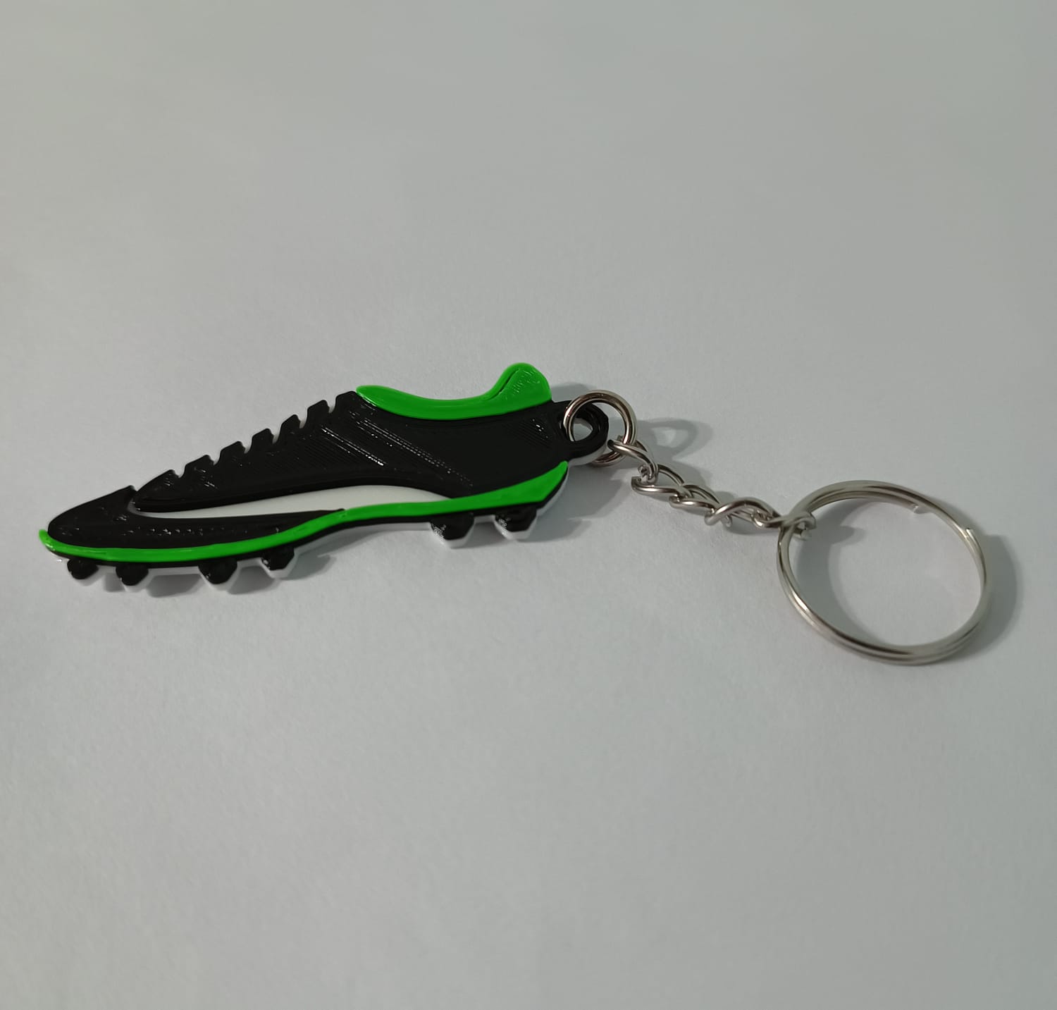 soccer boot keychain - football bootie shoe tennis 3D print model - Mito3D