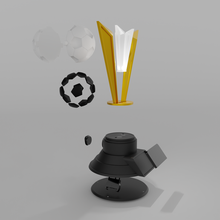 soccer cup remix 3d print model - Mito3D