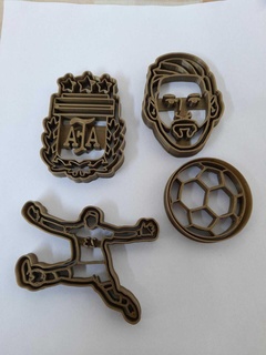 soccer cutters messi cookies world cup dibu ball argentina selection archer fifa afa 3d print model - Mito3D