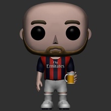 soccer fan funko v2 game toy collectible 3d print model - Mito3D