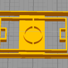 campo fútbol cookie cortador 3d print model - Mito3D