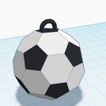 soccer keychain game gift small sport idea fashion messi kun omen 3d print model - Mito3D