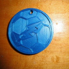 soccer keychain keychains 3d print model - Mito3D