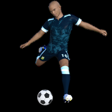 football joueur 1 Football vie compétences entraînement futbol fifa match ballon exercices footballeur entraîneur footballeuse équipe monde 39 heure 3d print model - Mito3D