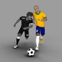 football joueur 6 Football vie compétences entraînement futbol fifa match ballon exercices footballeur entraîneur footballeuse équipe jeunes 3d print model - Mito3D