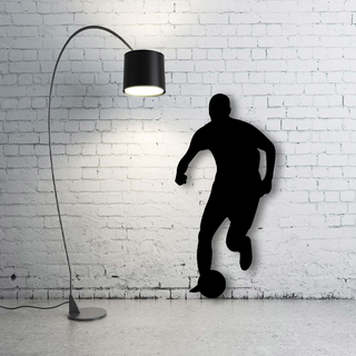 calcio giocatore parete decorazione mondo tavolo sport 3d print model - Mito3D