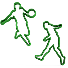 soccer players cutting cookie cutter - tool player football 3d print model - Mito3D